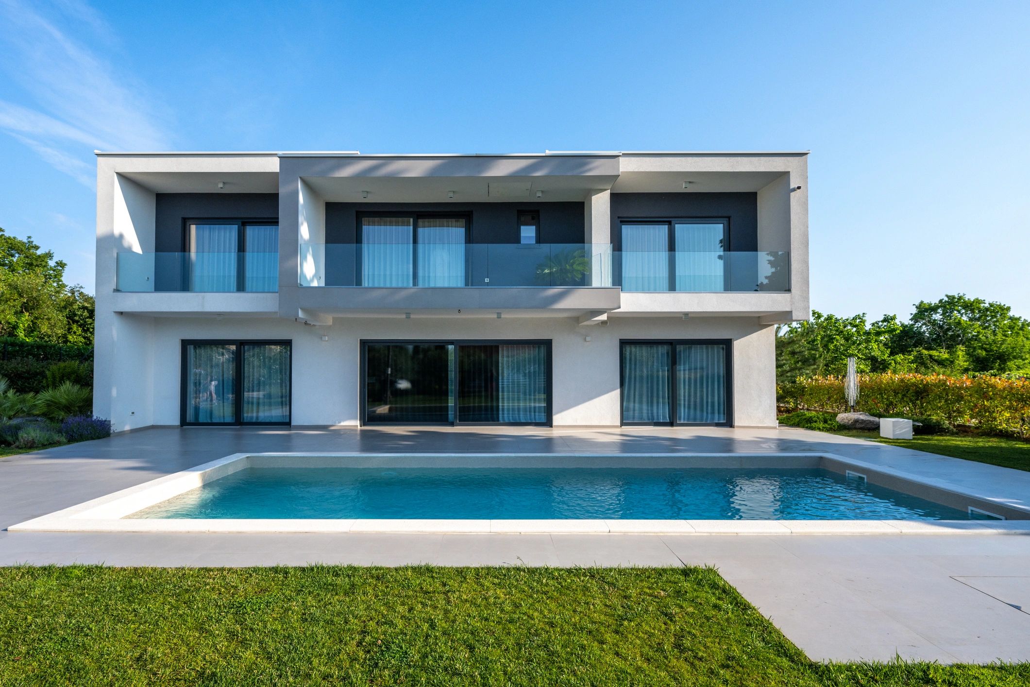 Luxury home exterior in Charlotte area